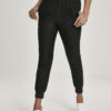 Women's Lace Jersey Jog Pants Black