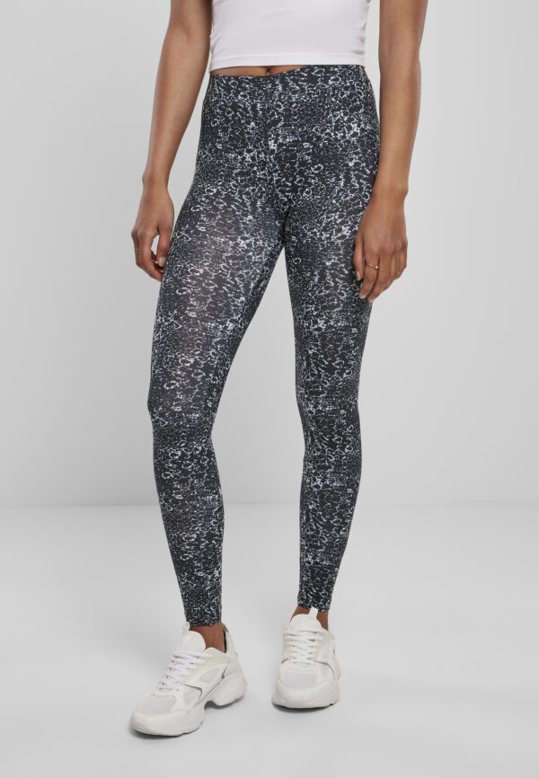 Women's Leggings AOP Black/White