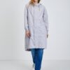Women's Light Grey Lightweight Hooded Coat Brakeburn Stratus - Women