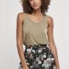 Women's Modal Loose Top Khaki