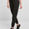 Women's Organic High Waisted Sweat Pants Black