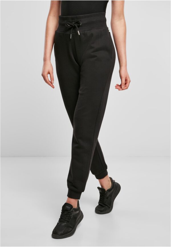 Women's Organic High Waisted Sweat Pants Black