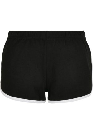 Women's Organic Interlock Retro Hotpants Black/White