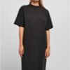 Women's Organic Long Oversized T-Shirt Dress Black
