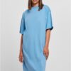 Women's Organic Long Oversized T-Shirt Dress horizonblue