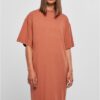 Women's Organic Long Oversized Terracotta T-Shirt