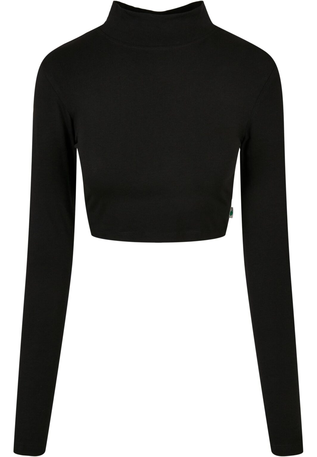 Women's Organic Long Sleeve Turtleneck - Black