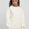 Women's Organic Oversized Crew Whitesand