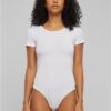 Women's Organic Stretch Jersey Body - White