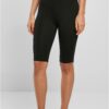 Women's Organic Stretch Jersey Cycling Shorts Black