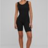 Women's Organic Stretch Jersey Jumpsuit - Black