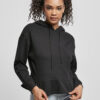 Women's Organic Volants Hoody Black