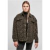 Women's Overshirt AOP Sherpa darktaupeleo