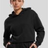 Women's Oversized Hoodie Light Terry - Black