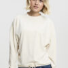 Women's Oversized Velvet Crew Sand
