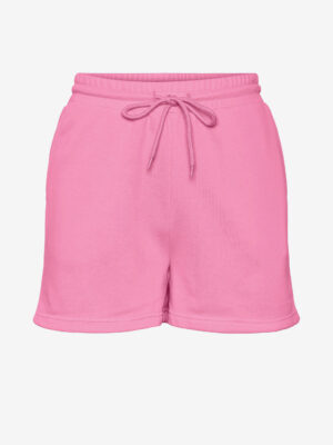 Women's Pink Basic Tracksuit Shorts Pieces Chilli