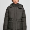 Women's Puffer waist jacket black