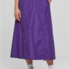 Women's Ripstop Parachute Midi Skirt Purple