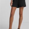 Women's Seersucker Shorts - Black