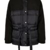 Women's Sherpa Mix Puffer Jacket Black