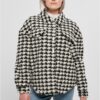 Women's Shirt AOP Sherpa Blackhoundstooth
