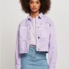 Women's Short Boxing Work Jacket Lilac