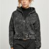 Women's Short Oversized Zipper Towel with Hood