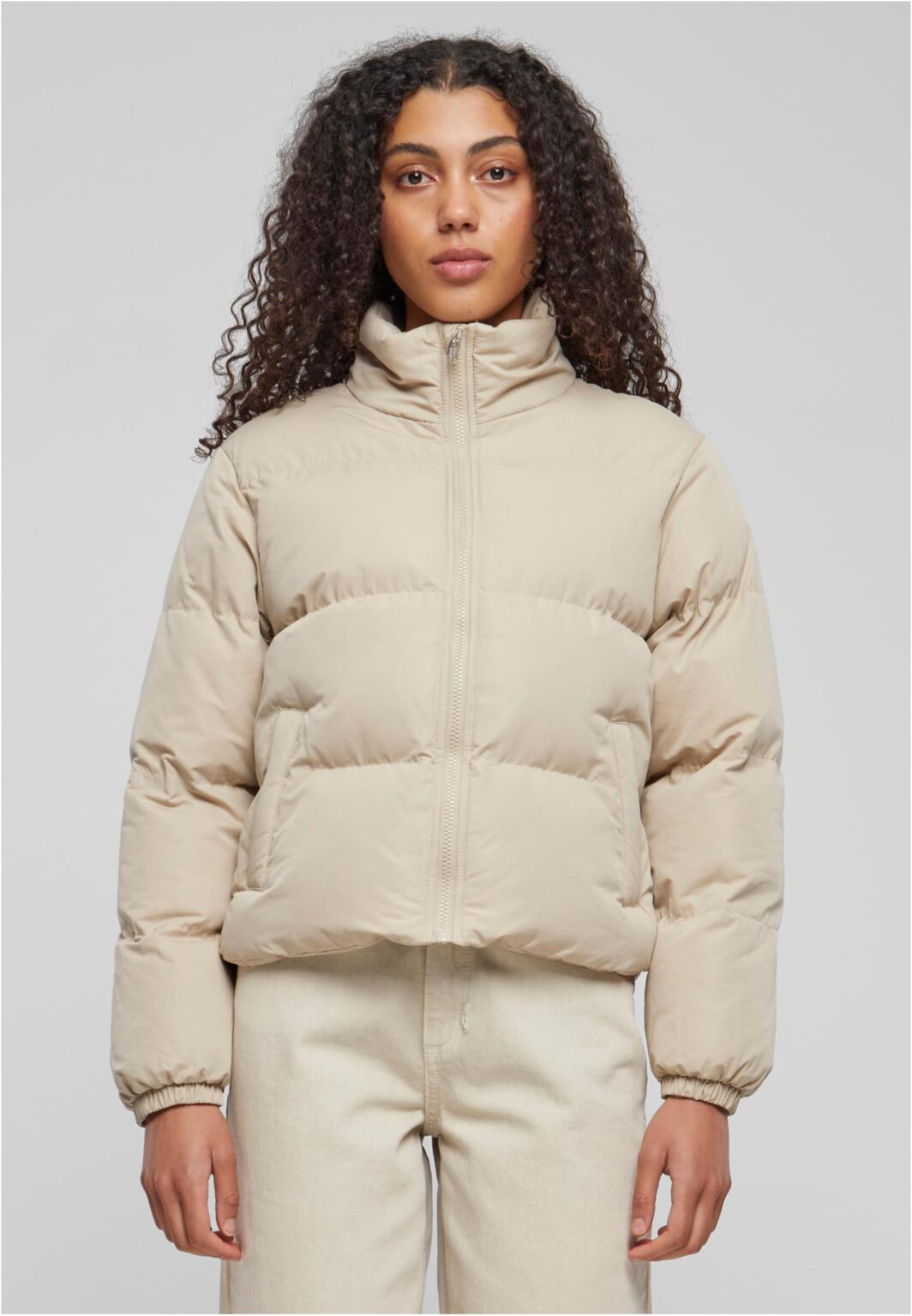 Women's Short Peach Jacket with Wet Sand