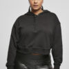 Women's Short Terry Hoody Black