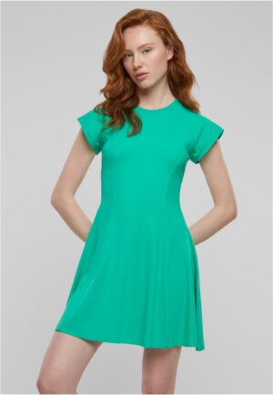 Women's Skater Rib Dress Green