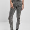 Women's Skinny High Waisted Jeans - Black