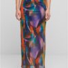 Women's Skirt AOP Mesh Tube Colorful