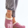 Women's Slippers With Reindeer And Fur Inblu CT000034 Pink