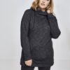 Women's Slub Terry Hoody Blk/Wht