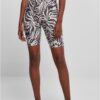 Women's Soft AOP Cycle Shorts blackzebra