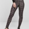 Women's Soft Leggings AOP - Black Plaid