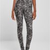 Women's Soft Leggings AOP in Black
