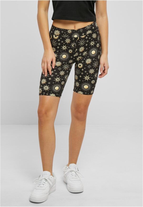 Women's Soft Shorts AOP Cycle Blacksun