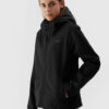 Women's Softshell Windproof Jacket 5000 4F Membrane - Black