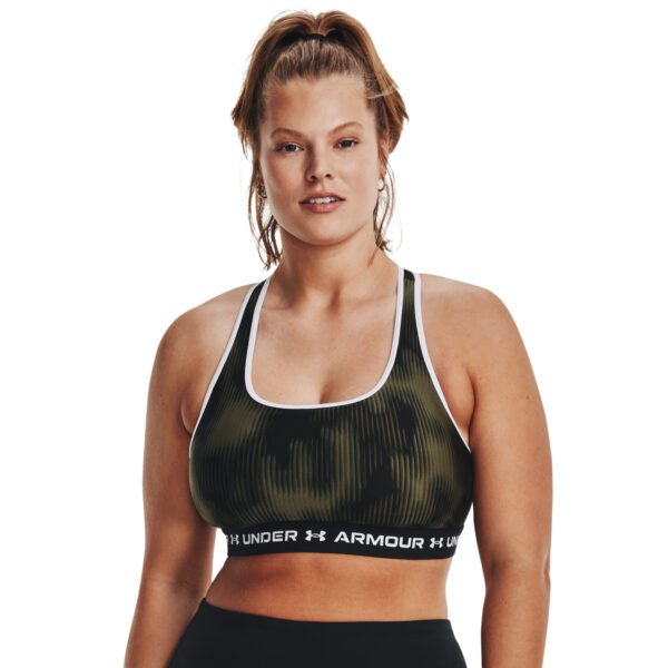 Women's Sports Compression Bra Under Amour Crossback Mid Print
