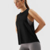 Women's Sports Quick-Drying Top Loose 4F - Black