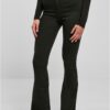 Women's Super Stretch Bootcut Denim Pants Jeans - Black