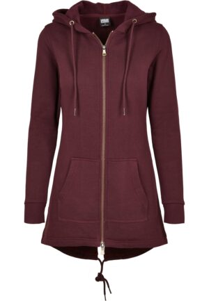 Women's Sweat Parka redwine