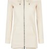 Women's Sweat Parka whitesand