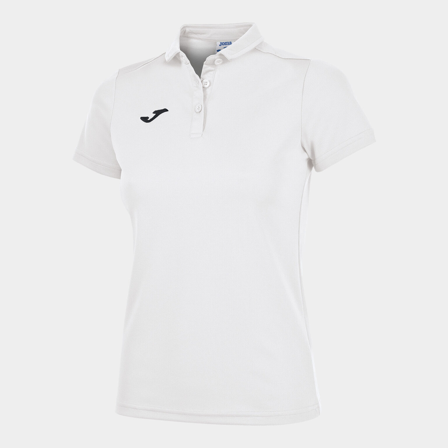 Women's T-Shirt Joma Hobby Women Polo Shirt S/S White