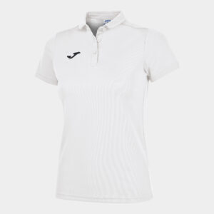 Women's T-Shirt Joma Hobby Women Polo Shirt S/S White