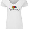 Women's T-Shirt Ladies Vintage V-neck T Fotl Vintage