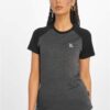 Women's T-shirt Aljezur anthracite/black