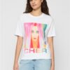 Women's T-shirt Cher Prisma white