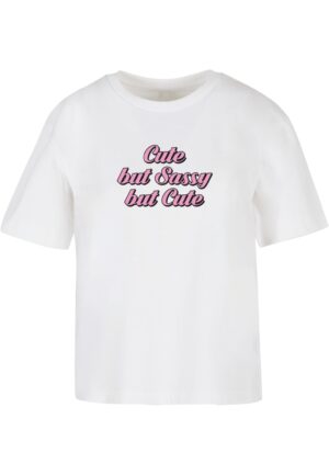 Women's T-shirt Cute But Sassy white